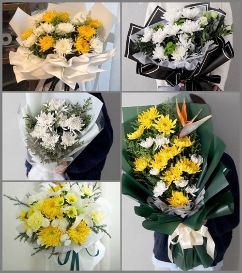 四川成都简阳市石钟镇白事花束代送